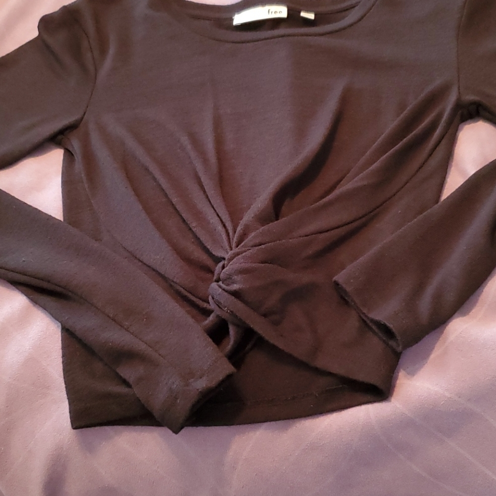 Wilfred knot cropped long sleeve